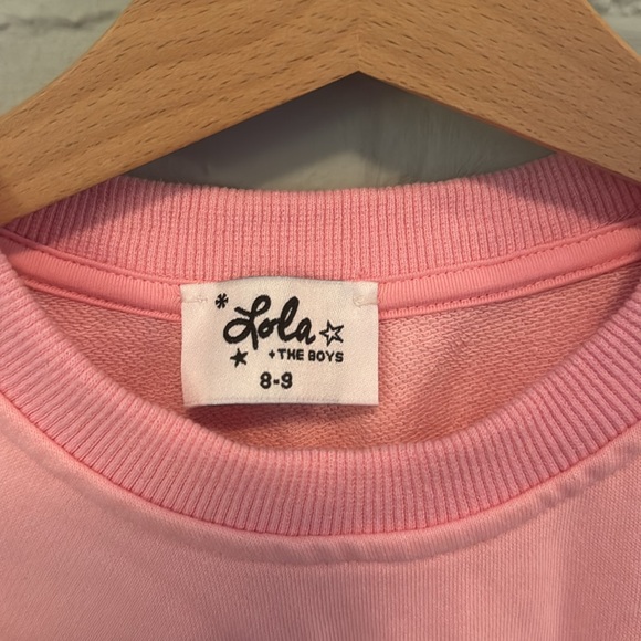 Lola + the Boys Teddy Bear Crewneck Sweatshirt
Size 8-9
Bubblegum Pink - Picture 3 of 5